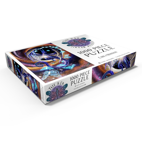 Darstellung des Puzzle Motivs Chaos of Creation Dragon - Carla Morrow Chaos of Creation Dragon - Carla Morrow 1000 Puzzle Schachtel Ansicht1