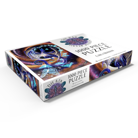 Darstellung des Puzzle Motivs Chaos of Creation Dragon - Carla Morrow - Puzzleteile: 1000