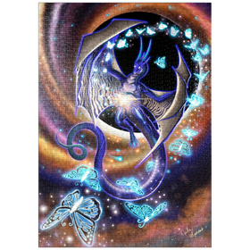 Darstellung des Puzzle-Motivs Chaos of Creation Dragon - Carla Morrow – Puzzleteile: 1000