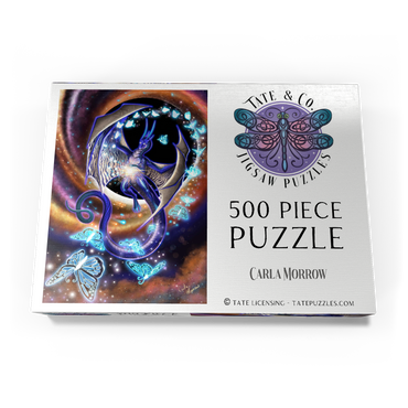 Darstellung des Puzzle Motivs Chaos of Creation Dragon - Carla Morrow 500 Puzzle Schachtel Ansicht3