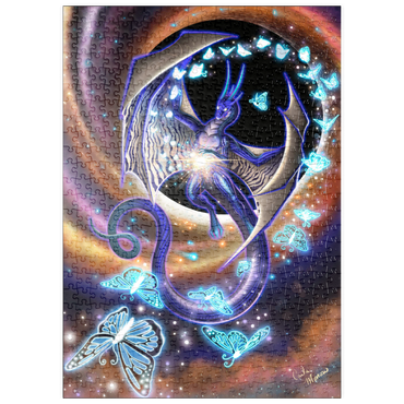 Darstellung des Puzzle Motivs puzzleplate Chaos of Creation Dragon - Carla Morrow 500 Puzzle