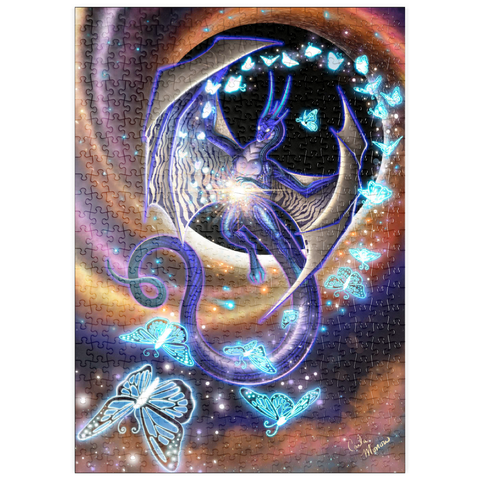 Darstellung des Puzzle Motivs Chaos of Creation Dragon - Carla Morrow puzzleplate Chaos of Creation Dragon - Carla Morrow 500 Puzzle