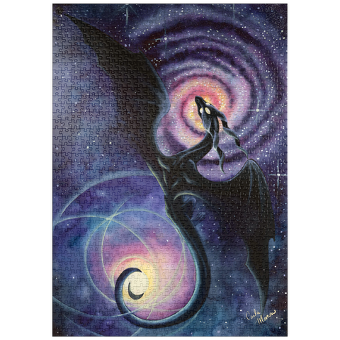 Darstellung des Puzzle Motivs Mistress of Infinity Dragon - Carla Morrow puzzleplate Mistress of Infinity Dragon - Carla Morrow 1000 Puzzle