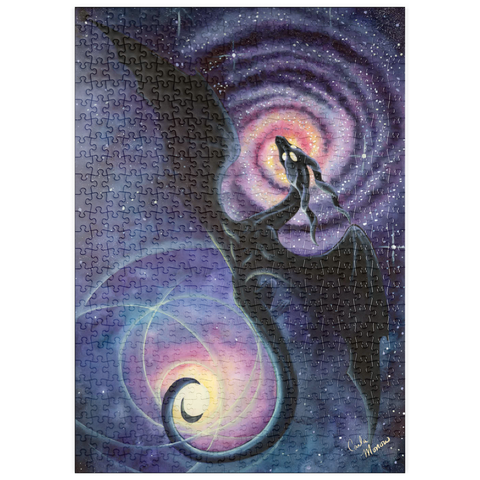 Darstellung des Puzzle Motivs Mistress of Infinity Dragon - Carla Morrow puzzleplate Mistress of Infinity Dragon - Carla Morrow 500 Puzzle