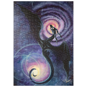 Darstellung des Puzzle Motivs Mistress of Infinity Dragon - Carla Morrow - Puzzleteile: 500
