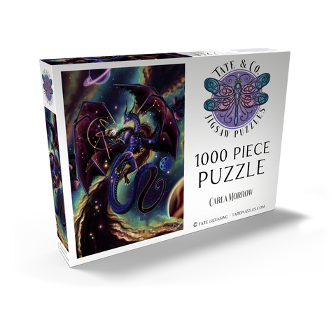 Darstellung des Puzzle Motivs Strength of Light Dragon - Carla Morrow Strength of Light Dragon - Carla Morrow 1000 Puzzle Schachtel Ansicht2