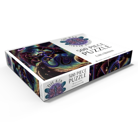 Darstellung des Puzzle Motivs Strength of Light Dragon - Carla Morrow - Puzzleteile: 500