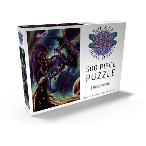 Darstellung des Puzzle Motivs Strength of Light Dragon - Carla Morrow Strength of Light Dragon - Carla Morrow 500 Puzzle Schachtel Ansicht2