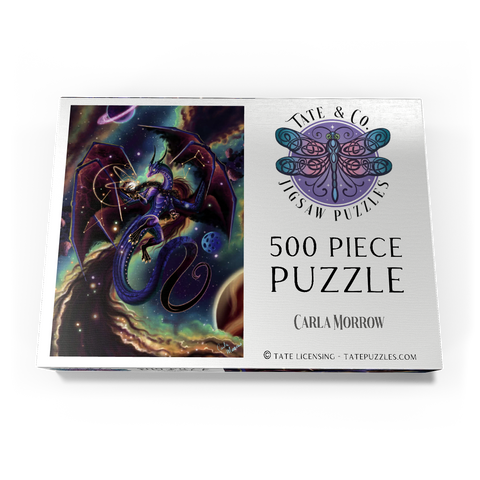 Darstellung des Puzzle Motivs Strength of Light Dragon - Carla Morrow Strength of Light Dragon - Carla Morrow 500 Puzzle Schachtel Ansicht3