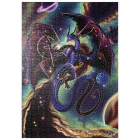 Darstellung des Puzzle Motivs Strength of Light Dragon - Carla Morrow - Puzzleteile: 500