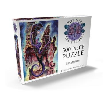 Darstellung des Puzzle Motivs Pillars of Creation Space Dragon - Carla Morrow 500 Puzzle Schachtel Ansicht2
