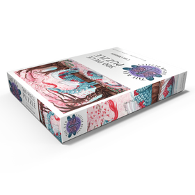 Darstellung des Puzzle Motivs Kirschblüten-Drache - Carla Morrow - Puzzleteile: 500