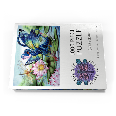 Darstellung des Puzzle Motivs Jewels Upon the Water Dragon - Carla Morrow Jewels Upon the Water Dragon - Carla Morrow 1000 Puzzle Schachtel Ansicht3