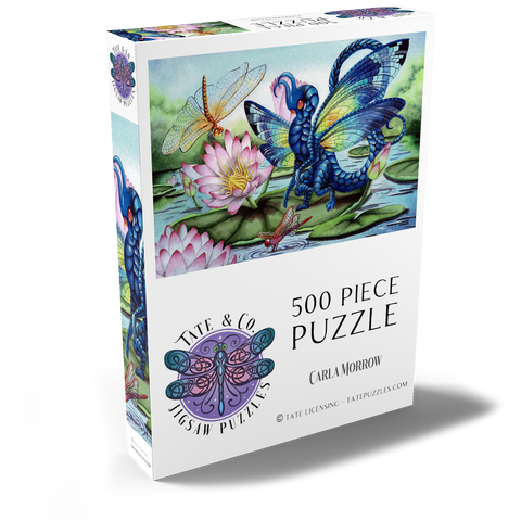 Darstellung des Puzzle Motivs Jewels Upon the Water Dragon - Carla Morrow Jewels Upon the Water Dragon - Carla Morrow 500 Puzzle Schachtel Ansicht2