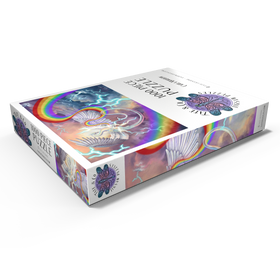 Darstellung des Puzzle Motivs Light Weaver Rainbow Dragon - Carla Morrow - Puzzleteile: 1000