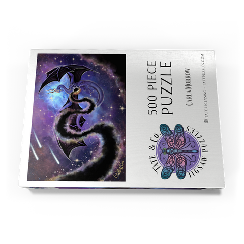 Darstellung des Puzzle Motivs Night Weaver Dragon - Carla Morrow Night Weaver Dragon - Carla Morrow 500 Puzzle Schachtel Ansicht3