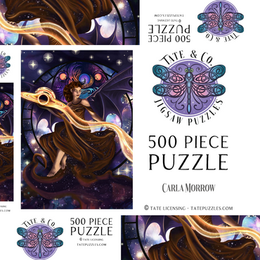 Darstellung des Puzzle Motivs Void’s Embrace - Carla Morrow 500 Puzzle Schachtel 3D Modell