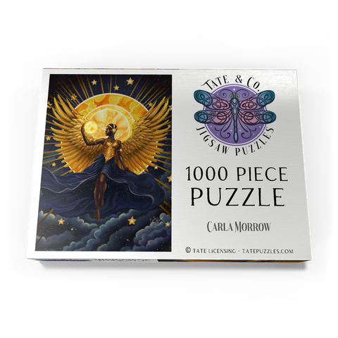 Darstellung des Puzzle Motivs Sonnenflammen-Engel - Carla Morrow Solar Flame Angel - Carla Morrow 1000 Puzzle Schachtel Ansicht3