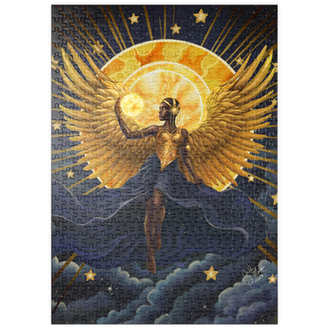 Darstellung des Puzzle Motivs puzzleplate Solar Flame Angel - Carla Morrow 500 Puzzle