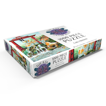 Darstellung des Puzzle Motivs The Empress Dragon - Carla Morrow 1000 Puzzle Schachtel Ansicht1