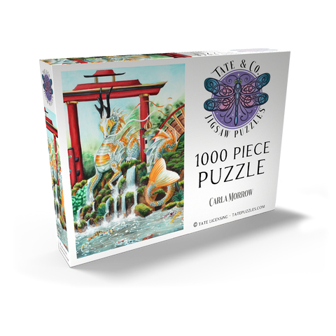 Darstellung des Puzzle Motivs The Empress Dragon - Carla Morrow The Empress Dragon - Carla Morrow 1000 Puzzle Schachtel Ansicht2