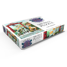 Darstellung des Puzzle Motivs The Empress Dragon - Carla Morrow - Puzzleteile: 500