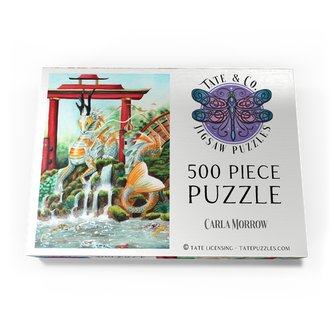 Darstellung des Puzzle Motivs The Empress Dragon - Carla Morrow The Empress Dragon - Carla Morrow 500 Puzzle Schachtel Ansicht3