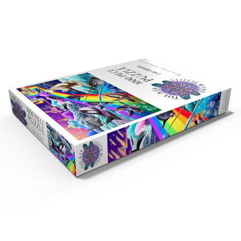 Darstellung des Puzzle Motivs Arctic Fun - Carla Morrow Arctic Fun - Carla Morrow 1000 Puzzle Schachtel Ansicht1