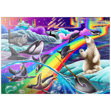 Darstellung des Puzzle Motivs puzzleplate Arctic Fun - Carla Morrow 1000 Puzzle