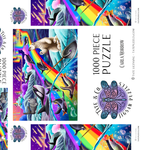 Darstellung des Puzzle Motivs Arctic Fun - Carla Morrow Arctic Fun - Carla Morrow 1000 Puzzle Schachtel 3D Modell