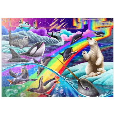 Darstellung des Puzzle Motivs puzzleplate Arctic Fun - Carla Morrow 500 Puzzle