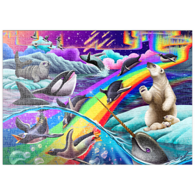 Darstellung des Puzzle Motivs Arctic Fun - Carla Morrow - Puzzleteile: 500