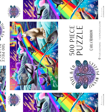 Darstellung des Puzzle Motivs Arctic Fun - Carla Morrow 500 Puzzle Schachtel 3D Modell