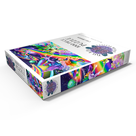 Darstellung des Puzzle Motivs Rainbow Dreams Unicorns - Carla Morrow Rainbow Dreams Unicorns - Carla Morrow 1000 Puzzle Schachtel Ansicht1