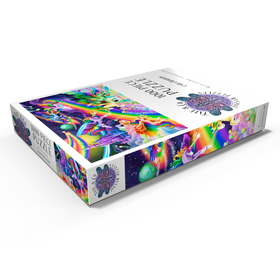 Darstellung des Puzzle Motivs Rainbow Dreams Unicorns - Carla Morrow - Puzzleteile: 1000