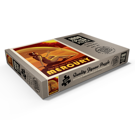 Darstellung des Puzzle Motivs Quecksilber: Spaß in der Sonne, Vintage Poster - Puzzleteile: 1000