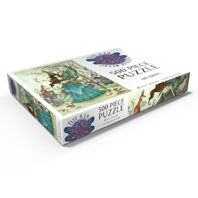 Darstellung des Puzzle Motivs Waldfest-Fee – Amy Brown - Puzzleteile: 500
