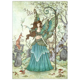 Darstellung des Puzzle-Motivs Waldfest-Fee – Amy Brown – Puzzleteile: 500