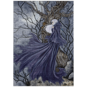 Darstellung des Puzzle-Motivs Nachtwind-Elf – Amy Brown – Puzzleteile: 1000