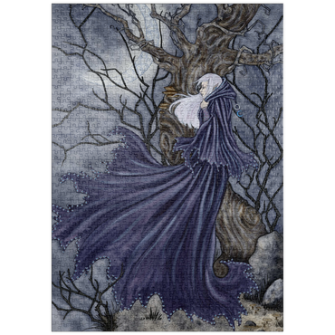Darstellung des Puzzle Motivs puzzleplate Night Winds Elf – Amy Brown 1000 Puzzle