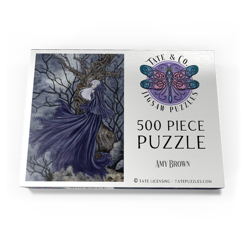 Darstellung des Puzzle Motivs Nachtwind-Elf – Amy Brown Night Winds Elf – Amy Brown 500 Puzzle Schachtel Ansicht3
