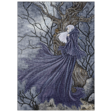 Darstellung des Puzzle Motivs puzzleplate Night Winds Elf – Amy Brown 500 Puzzle