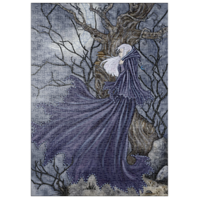 Darstellung des Puzzle Motivs Nachtwind-Elf – Amy Brown - Puzzleteile: 500