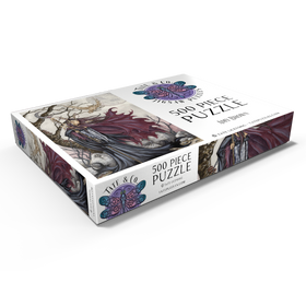 Darstellung des Puzzle Motivs Dunkler Elf im Gothic-Stil – Amy Brown - Puzzleteile: 500