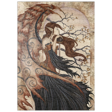 Darstellung des Puzzle Motivs puzzleplate Contemplating Secrets Fairy - Amy Brown 500 Puzzle