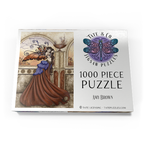 Darstellung des Puzzle Motivs Feen-Segen der Morgendämmerung – Amy Brown Dawn Blessing Fairy – Amy Brown 1000 Puzzle Schachtel Ansicht3