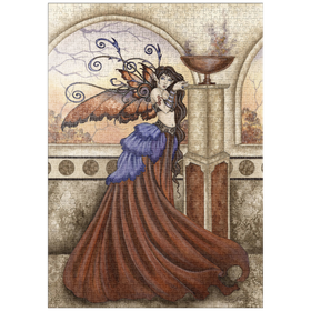 Darstellung des Puzzle-Motivs Feen-Segen der Morgendämmerung – Amy Brown – Puzzleteile: 1000