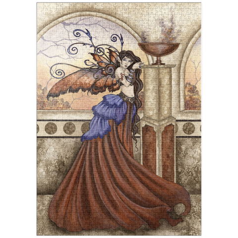 Darstellung des Puzzle Motivs Feen-Segen der Morgendämmerung – Amy Brown puzzleplate Dawn Blessing Fairy – Amy Brown 1000 Puzzle