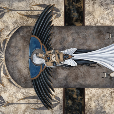 Darstellung des Puzzle Motivs Keeper Of Cats Fairy – Amy Brown 1000 Puzzle 3D Modell