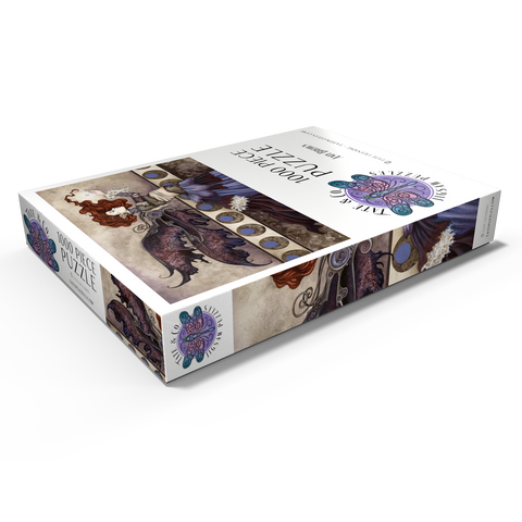 Darstellung des Puzzle Motivs Eine einzigartige Wunschfee – Amy Brown A Singular Wish Fairy – Amy Brown 1000 Puzzle Schachtel Ansicht1